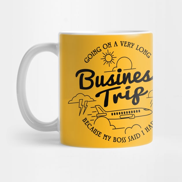 Business Trip Adventure Outdoors Nature Vintage Handcrafted Retro Graphic by SolarEscape